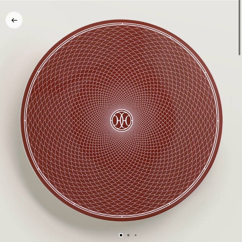 Hermes H Deco Presentation Plate
